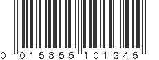 UPC 015855101345