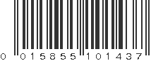 UPC 015855101437