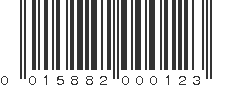 UPC 015882000123