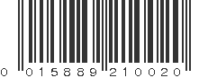 UPC 015889210020