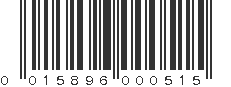 UPC 015896000515