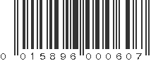 UPC 015896000607