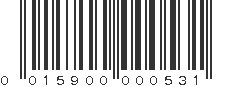 UPC 015900000531