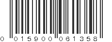 UPC 015900061358