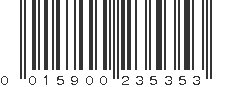 UPC 015900235353