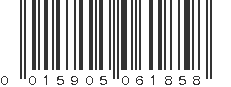 UPC 015905061858