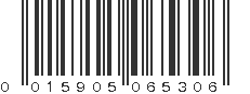 UPC 015905065306