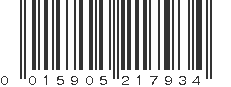 UPC 015905217934