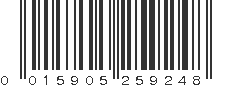 UPC 015905259248