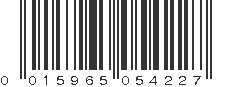 UPC 015965054227