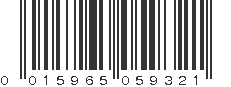 UPC 015965059321