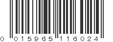 UPC 015965116024