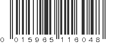 UPC 015965116048