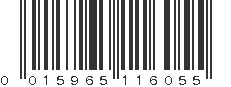 UPC 015965116055