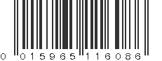 UPC 015965116086