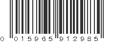 UPC 015965912985