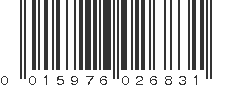 UPC 015976026831