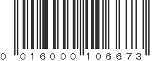 UPC 016000106673