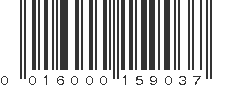 UPC 016000159037