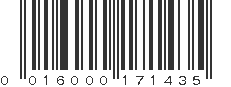 UPC 016000171435