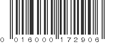 UPC 016000172906