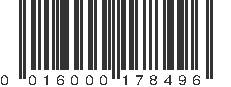 UPC 016000178496