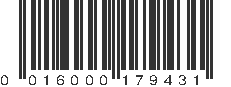 UPC 016000179431