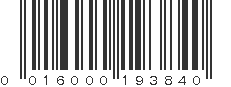 UPC 016000193840