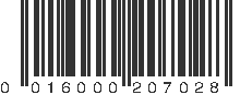 UPC 016000207028