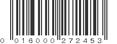 UPC 016000272453