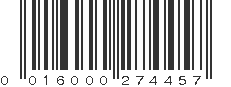 UPC 016000274457