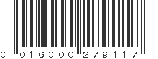 UPC 016000279117