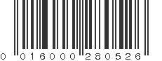 UPC 016000280526