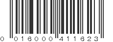 UPC 016000411623