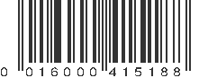 UPC 016000415188