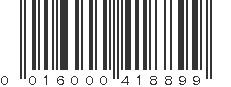 UPC 016000418899