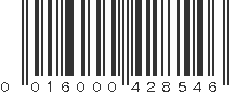 UPC 016000428546