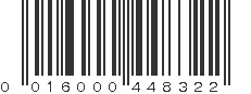 UPC 016000448322