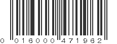 UPC 016000471962