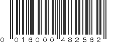 UPC 016000482562