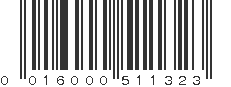 UPC 016000511323