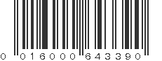 UPC 016000643390