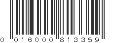 UPC 016000813359