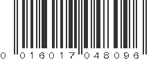 UPC 016017048096