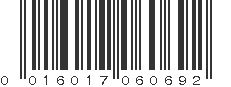 UPC 016017060692