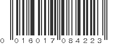 UPC 016017084223