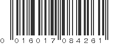 UPC 016017084261