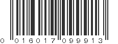 UPC 016017099913