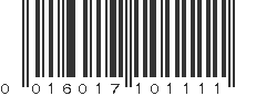 UPC 016017101111