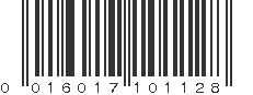 UPC 016017101128